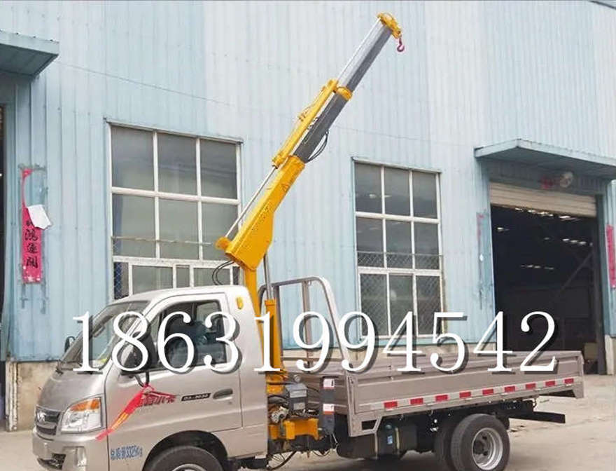 白河县车载吊机搬运轻卡车载吊机吊水泥12/24V车载吊轻卡搬运